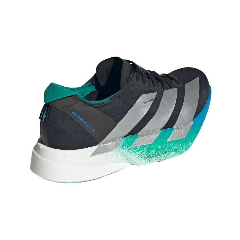 ADIDAS ADIZERO ADIOS PRO 4 CBLACK-MSILVE-GLRGRN - JR6365A0QM