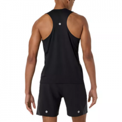 ASICS ROAD FADE SINGLET PERFORMANCE BLACK/CREAM - 2011D522-001