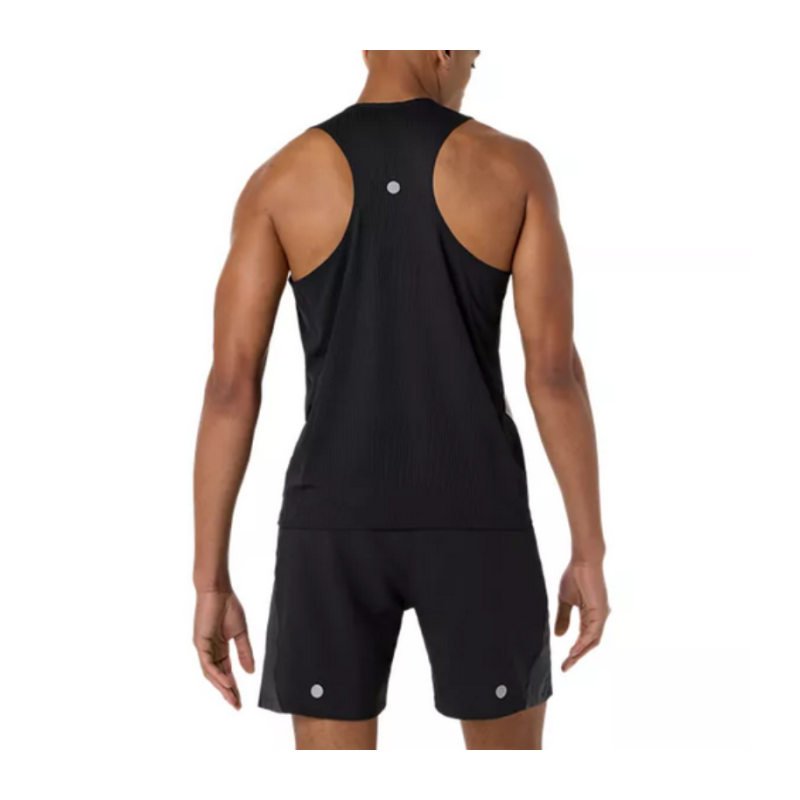 ASICS ROAD FADE SINGLET PERFORMANCE BLACK/CREAM - 2011D522-001