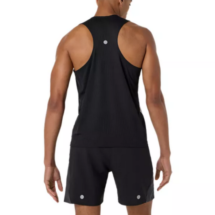 ASICS ROAD FADE SINGLET PERFORMANCE BLACK/CREAM - 2011D522-001