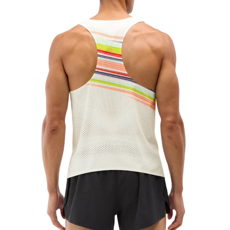 HOKA RACE DAY SINGLET ALABASTER FLARE - 1173510P-AFLR