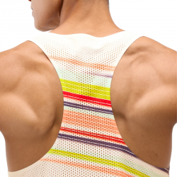 HOKA RACE DAY SINGLET ALABASTER FLARE - 1173510P-AFLR